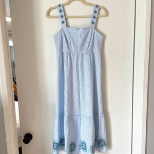 Southern Tide Seersucker Midi Dress